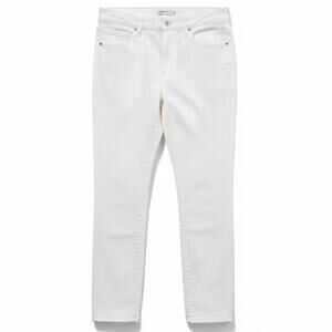 Everlane White High Rise Skinny Ankle Jeans Stretch Denim Size 30 NWT